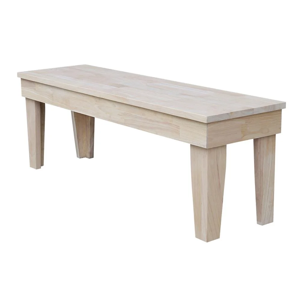 Double X-Back Bench With Arms and Shelf - image 8