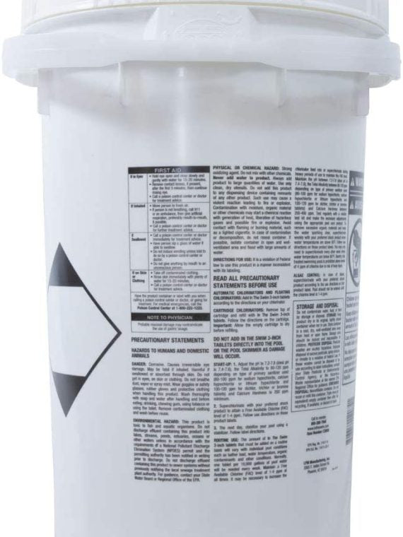 In The Swim 3-Inch Chlorine Tablets for Pools, 55 lb Stabilized Trichlor Chlorine Tabs, 90% Available Chlorine - product image 3