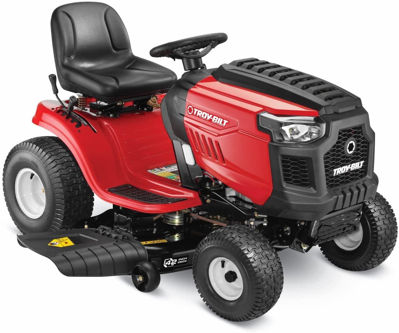 579cc Gas Riding Lawn Mower Tractor - 42-Inch Cutting Deck with Hydrostatic Transmission, Deck Wash & High-Back Seat - product image 2