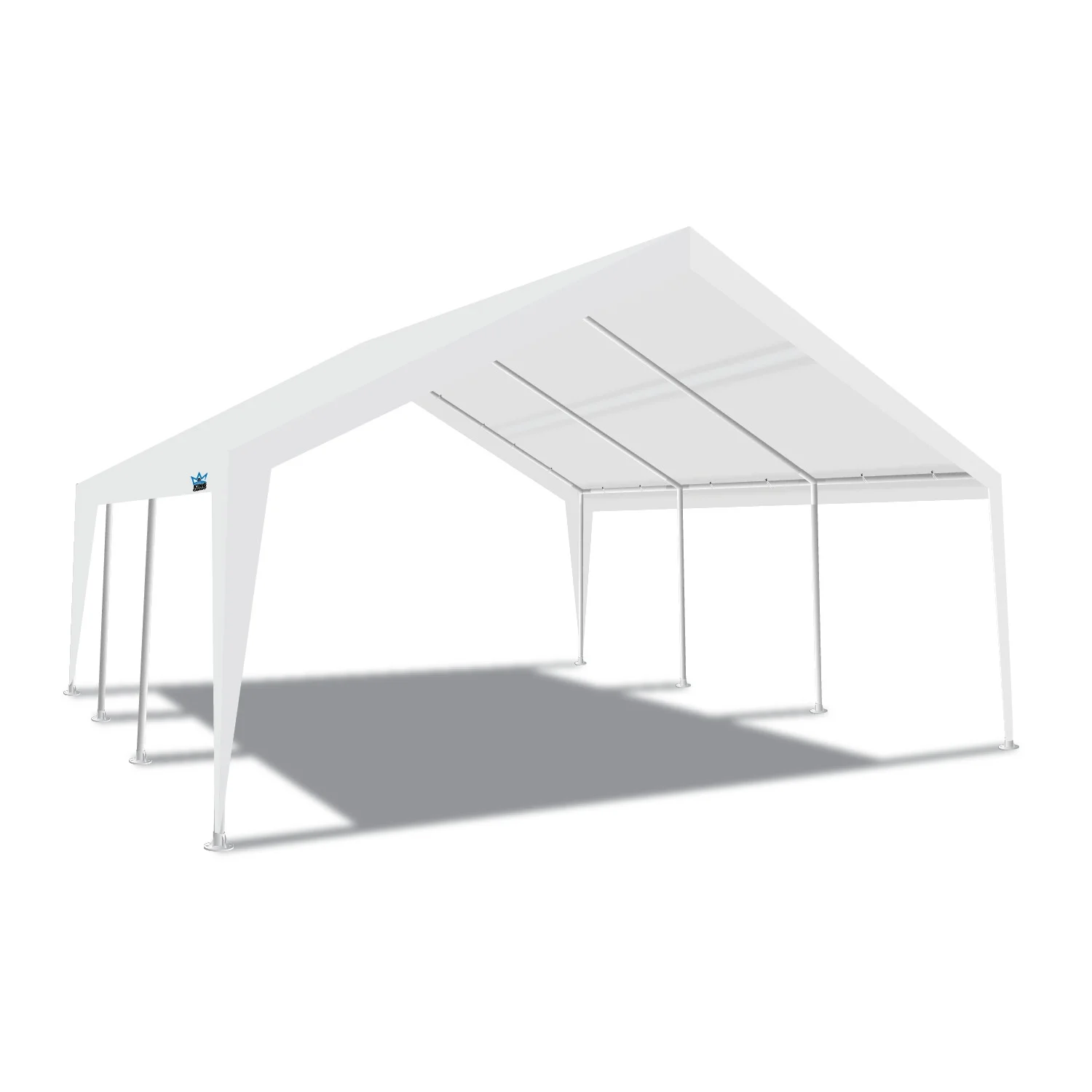 King Canopy Expandable Canopy 12' x 20' / 20' x 20', Steel Frame, 8-Leg, White - image 6