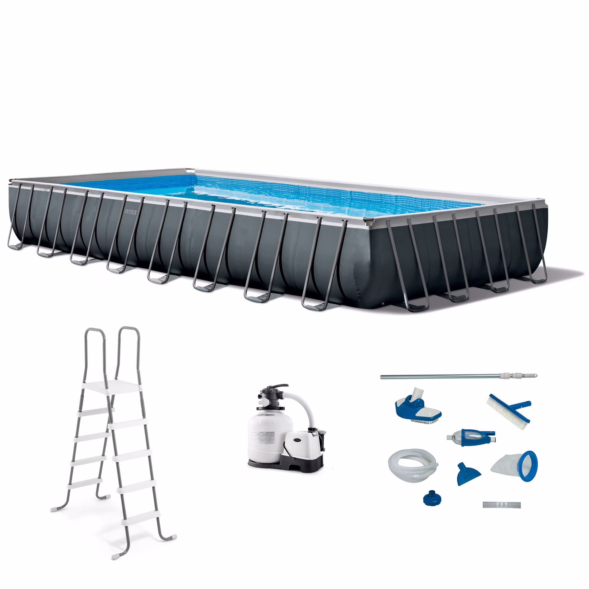 INTEX 24ft x 12ft x 52in Ultra XTR Above Ground Pool, Floats (2 Pack), & Inflatable Cooler - image 6