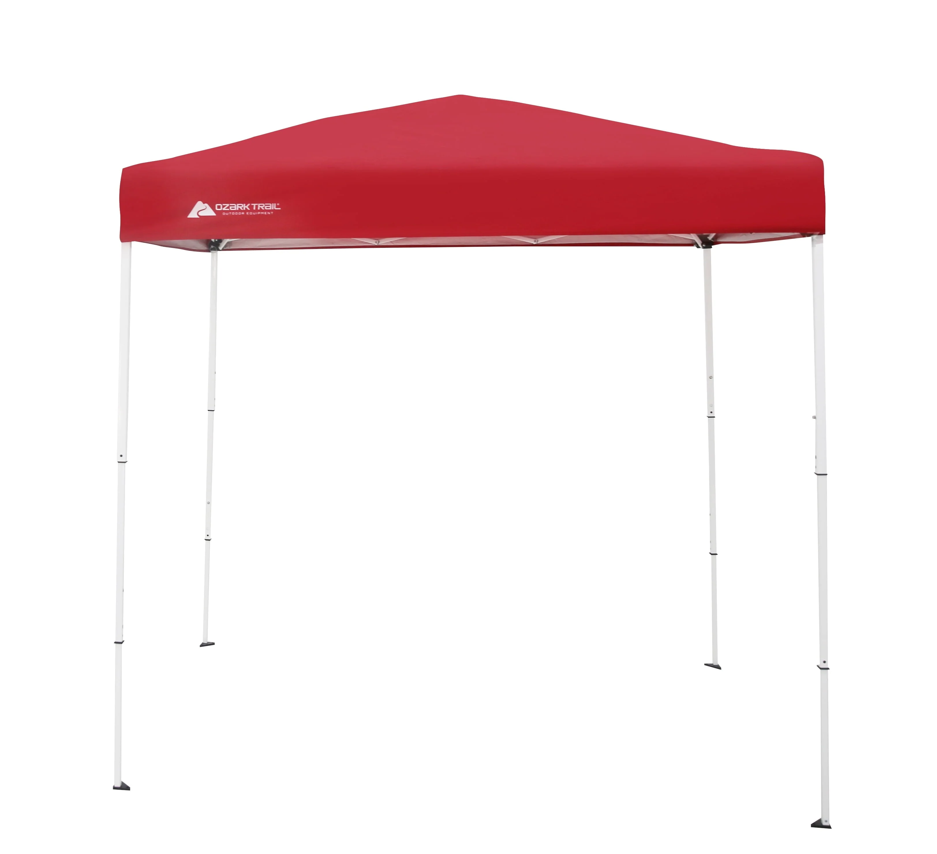 Ozark Trail 4' x 6' Instant Canopy Outdoor Shade Shelter, Brilliant Red; Assembled Dimensions :4 ft. x 6 ft. x 85 in. - image 1