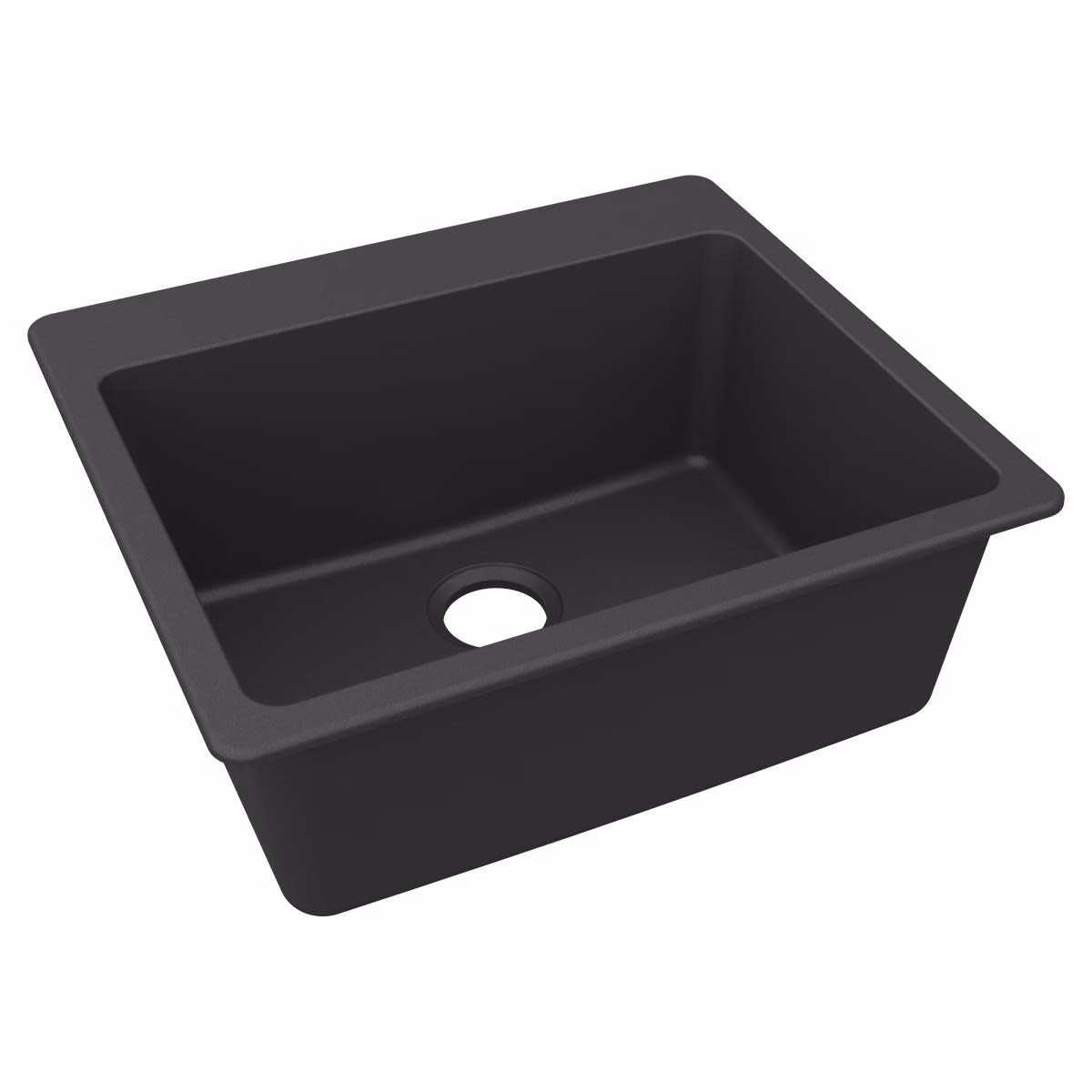 Elkay Quartz Classic 25" x 22" x 9-1/2", Single Bowl Drop-in Sink, Greystone - image 5