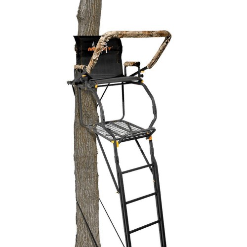 20 ft 1 Person Ladder Tree Stand with Safety Harness - 350 lb Capacity - product image 1