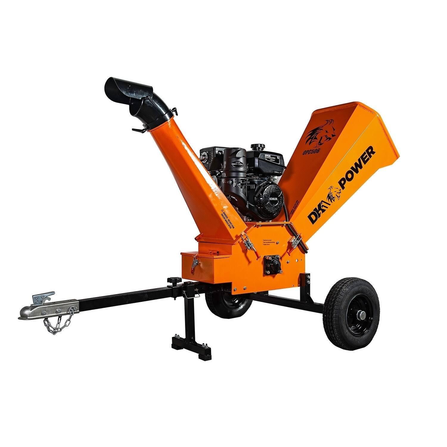 6 in. Kohler 14 HP Chipper Shredder - Towable Wood Chipper with Reversible Blades - product image 1