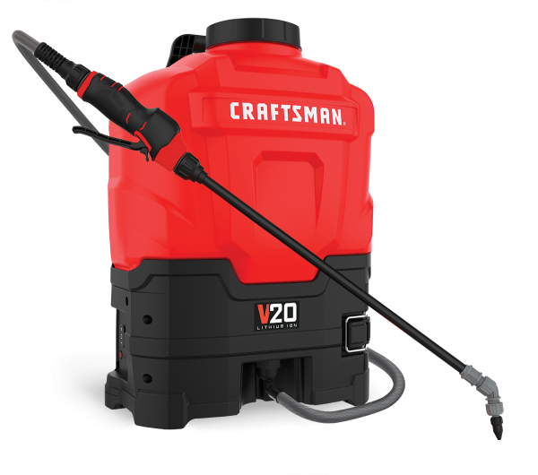 20V Battery Powered Backpack Sprayer, 4-Gallon Plastic Tank, Cordless Pump Sprayer - product image 1