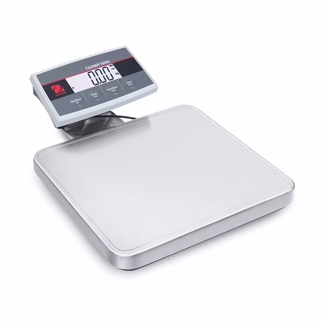 Ohaus i-C52M6R Courier 5000 Shipping Scale, 12 lb x 0.005 lb, 12.6 in x 13 in - image 1