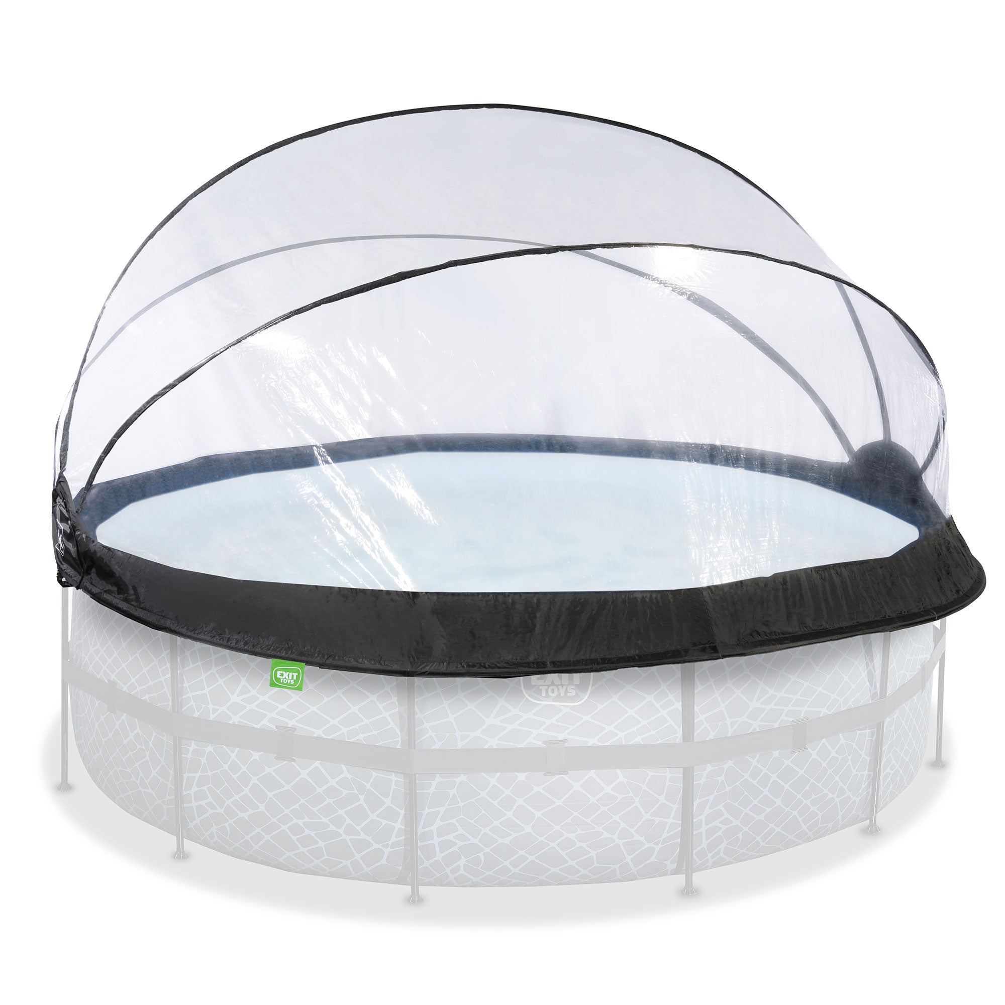 14-Foot Round Pool Dome Cover Enclosure, Transparent PVC Swimming Pool Weather Shield for Above-Ground Pools - product image 2