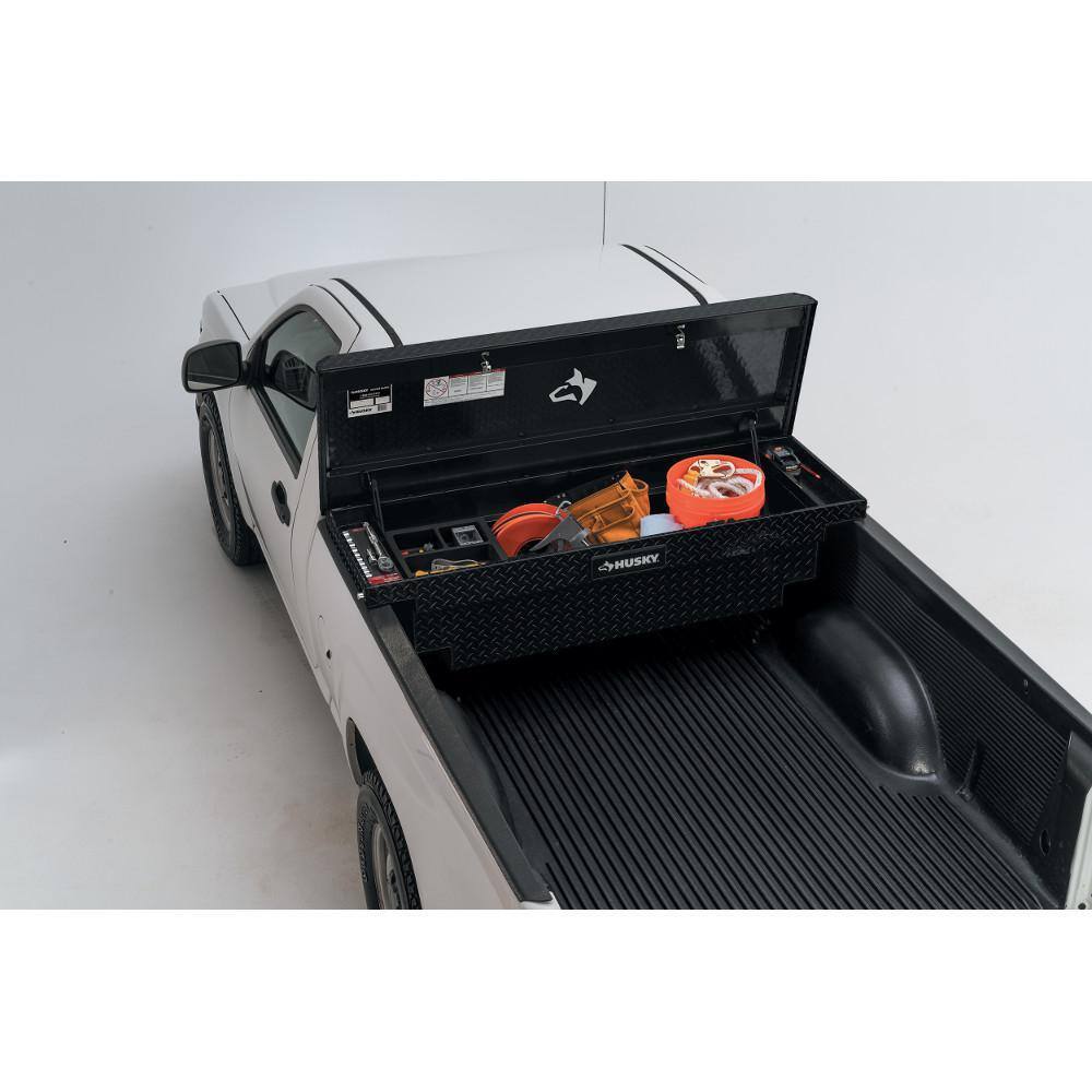Aluminum Low Profile Saddle Truck Tool Box with Lock, Weather Seal & Sliding Tray for Toyota Tacoma - product image 2